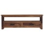 Mueble de TV de madera maciza 118x30x40 cm