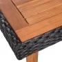 Garden dining set 5 pieces black and brown synthetic rattan by vidaXL, Garden sets - Ref: Foro24-44075, Price: 340,69 €, Disc...