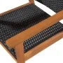 Garden dining set 5 pieces black and brown synthetic rattan by vidaXL, Garden sets - Ref: Foro24-44075, Price: 340,69 €, Disc...