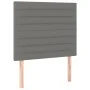 Box spring bed with dark gray fabric mattress 90x190 cm by , Beds and slatted bases - Ref: Foro24-3132034, Price: 321,30 €, D...