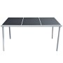 Gartentisch aus schwarzem Stahl 150x90x74 cm von vidaXL, Gartentische - Ref: Foro24-43305, Preis: 120,40 €, Rabatt: %