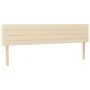 Box spring bed with mattress and LED cream fabric 200x200 cm by , Beds and slatted bases - Ref: Foro24-3133826, Price: 556,29...