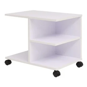 White wheeled shelf 50x35x42 cm by vidaXL, Bookcases and shelves - Ref: Foro24-245724, Price: 50,76 €, Discount: %