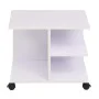 Weißes Regal mit Rädern 50x35x42 cm von vidaXL, Bücherregale und Regale - Ref: Foro24-245724, Preis: 53,87 €, Rabatt: %
