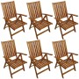 Garten-Essgruppe 7-teilig aus massivem Akazienholz von vidaXL, Gartensets - Ref: Foro24-42611, Preis: 542,00 €, Rabatt: %
