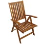Garten-Essgruppe 7-teilig aus massivem Akazienholz von vidaXL, Gartensets - Ref: Foro24-42611, Preis: 542,00 €, Rabatt: %