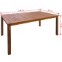 Garten-Essgruppe 7-teilig aus massivem Akazienholz von vidaXL, Gartensets - Ref: Foro24-42611, Preis: 542,00 €, Rabatt: %