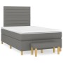 Boxspringbett mit dunkelgrauer Stoffmatratze 120x200 cm von , Betten und Lattenroste - Ref: Foro24-3137222, Preis: 424,99 €, ...