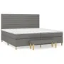 Boxspringbett mit dunkelgrauer Stoffmatratze 200x200 cm von , Betten und Lattenroste - Ref: Foro24-3137262, Preis: 729,65 €, ...