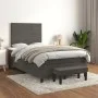 Box spring bed with dark gray velvet mattress 120x200 cm by , Beds and slatted bases - Ref: Foro24-3137894, Price: 405,94 €, ...