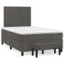 Boxspringbett mit dunkelgrauer Samtmatratze 120x200 cm von , Betten und Lattenroste - Ref: Foro24-3137894, Preis: 421,15 €, R...