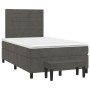 Boxspringbett mit dunkelgrauer Samtmatratze 120x200 cm von , Betten und Lattenroste - Ref: Foro24-3137894, Preis: 421,15 €, R...