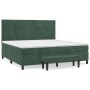 Boxspringbett mit dunkelgrüner Samtmatratze 200x200 cm von , Betten und Lattenroste - Ref: Foro24-3137926, Preis: 805,42 €, R...