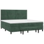 Boxspringbett mit dunkelgrüner Samtmatratze 200x200 cm von , Betten und Lattenroste - Ref: Foro24-3137926, Preis: 805,42 €, R...