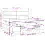 Boxspringbett mit dunkelgrüner Samtmatratze 200x200 cm von , Betten und Lattenroste - Ref: Foro24-3137926, Preis: 805,42 €, R...