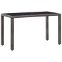 5-teiliges Garten-Essset und braune Kissen aus synthetischem Rattan von vidaXL, Gartensets - Ref: Foro24-42525, Preis: 321,52...