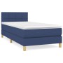 Boxspringbett mit blauer Stoffmatratze 90x190 cm von , Betten und Lattenroste - Ref: Foro24-3140583, Preis: 307,34 €, Rabatt: %