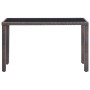 Set comedor de jardín 5 piezas y cojines ratán sintético marrón de vidaXL, Conjuntos de jardín - Ref: Foro24-42525, Precio: 3...