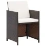5-piece garden dining set and brown synthetic rattan cushions by vidaXL, Garden sets - Ref: Foro24-42525, Price: 321,52 €, Di...