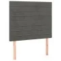 Box spring bed with dark gray velvet mattress 100x200 cm by , Beds and slatted bases - Ref: Foro24-3132724, Price: 326,64 €, ...