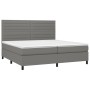 Boxspringbett mit dunkelgrauer Stoffmatratze 200x200 cm von , Betten und Lattenroste - Ref: Foro24-3141882, Preis: 648,79 €, ...