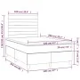 Boxspringbett mit dunkelgrauer Stoffmatratze 120x200 cm von , Betten und Lattenroste - Ref: Foro24-3141842, Preis: 402,47 €, ...