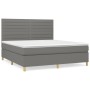 Boxspringbett mit dunkelgrauer Stoffmatratze 180x200 cm von , Betten und Lattenroste - Ref: Foro24-3142434, Preis: 607,83 €, ...
