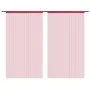 Fransenvorhänge 2 Stück 100x250 cm Burgunderrot von vidaXL, Vorhänge und Gardinen - Ref: Foro24-132408, Preis: 17,94 €, Rabat...