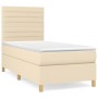 Boxspringbett mit cremefarbener Stoffmatratze 100x200 cm von , Betten und Lattenroste - Ref: Foro24-3142398, Preis: 347,23 €,...
