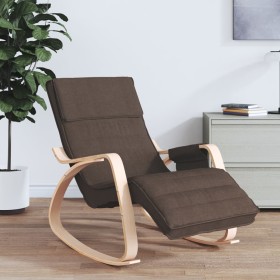 Dark Brown Fabric Rocking Chair by , Rocking chairs - Ref: Foro24-351078, Price: 152,69 €, Discount: %