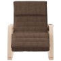 Dunkelbrauner Schaukelstuhl aus Stoff von , Schaukelstühle - Ref: Foro24-351078, Preis: 152,69 €, Rabatt: %