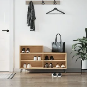 Sonoma oak plywood shoe rack cabinet 102x36x60 cm by , Shoe racks and shoe organizers - Ref: Foro24-831391, Price: 45,64 €, D...