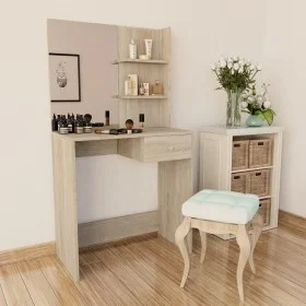 Ingenieurholz-Schminktisch Eiche 75x40x141 cm von vidaXL, Schlafzimmerkommoden - Ref: Foro24-244862, Preis: 114,31 €, Rabatt: %