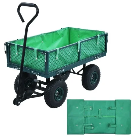 Green fabric garden cart cover by , Forklift parts - Ref: Foro24-145728, Price: 17,65 €, Discount: %