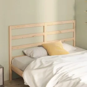 Bettkopfteil aus massivem Kiefernholz, 141 x 4 x 100 cm von , Kopf- und Fußteile - Ref: Foro24-817635, Preis: 41,65 €, Rabatt: %