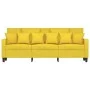 Sofá de 3 plazas de tela amarillo claro 180 cm by , Sofas - Ref: Foro24-359280, Price: 251,86 €, Discount: %