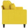 Sofá de 3 plazas de tela amarillo claro 180 cm by , Sofas - Ref: Foro24-359280, Price: 251,86 €, Discount: %