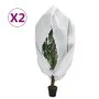 Pflanzenschutzhülle mit Reißverschluss 2 Stück 70 g/m² 1x1,55 m von , Gartenzubehör - Ref: Foro24-364866, Preis: 16,23 €, Rab...