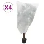 Pflanzendecke mit Kordel 4 Stück 70 g/m² 0,8x1 m von , Gartenzubehör - Ref: Foro24-364864, Preis: 14,08 €, Rabatt: %