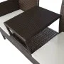 2-seater garden sofa with brown synthetic rattan table by vidaXL, garden benches - Ref: Foro24-42843, Price: 204,61 €, Discou...