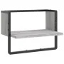 Wandregal mit grauer Sonoma-Stange 40x25x30 cm von , Regale und Regale - Ref: Foro24-836286, Preis: 16,59 €, Rabatt: %