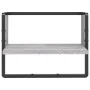 Estante de pared con barra gris Sonoma 40x25x30 cm de , Estantes y estanterías - Ref: Foro24-836286, Precio: 16,59 €, Descuen...