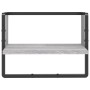 Wandregal mit grauer Sonoma-Stange 40x25x30 cm von , Regale und Regale - Ref: Foro24-836286, Preis: 16,81 €, Rabatt: %