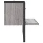 Estante de pared con barra gris Sonoma 40x25x30 cm de , Estantes y estanterías - Ref: Foro24-836286, Precio: 16,59 €, Descuen...