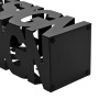 Paragúero diseño Design acero negro de vidaXL, Paragüeros - Ref: Foro24-246793, Precio: 33,24 €, Descuento: %