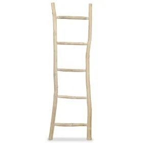 Teak towel ladder with 5 steps, 45x150 cm, natural. by vidaXL, Towel racks - Ref: Foro24-244568, Price: 55,49 €, Discount: %
