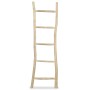 Escalera toallero con 5 peldaños teca 45x150 cm natural de vidaXL, Toalleros - Ref: Foro24-244568, Precio: 59,45 €, Descuento: %