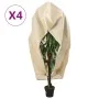 Cubiertas para plantas con cremallera 4 uds 70 g/m² 3,14x2,5 m by , Gardening accessories - Ref: Foro24-3203562, Price: 85,03...
