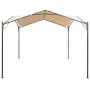Beige steel 4x4 m gazebo by vidaXL, Tents and gazebos - Ref: Foro24-43167, Price: 235,67 €, Discount: %