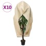 Cubiertas para plantas con cremallera 10 uds 70 g/m² 3,93x3 m de , Accesorios de jardinería - Ref: Foro24-3203581, Precio: 22...